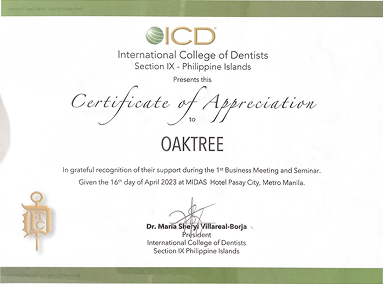 International College of Dentists Section IX